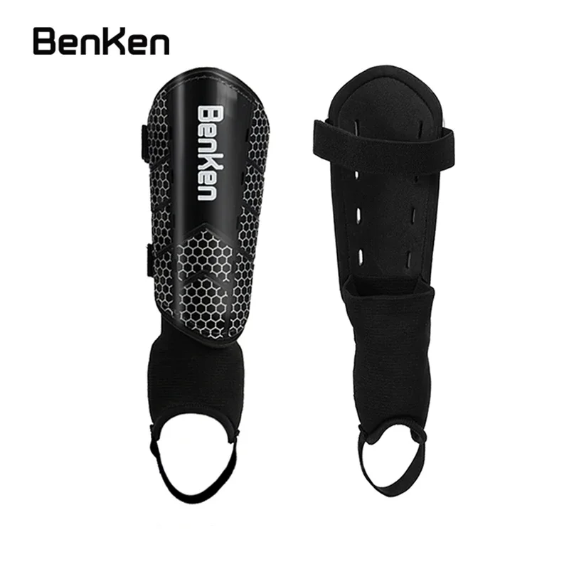 BenKen 1 Pair Soccer Shin Guard Layer Football Training Leg Breathable Protective Pads Thickening Sports Leggings Support Ankle