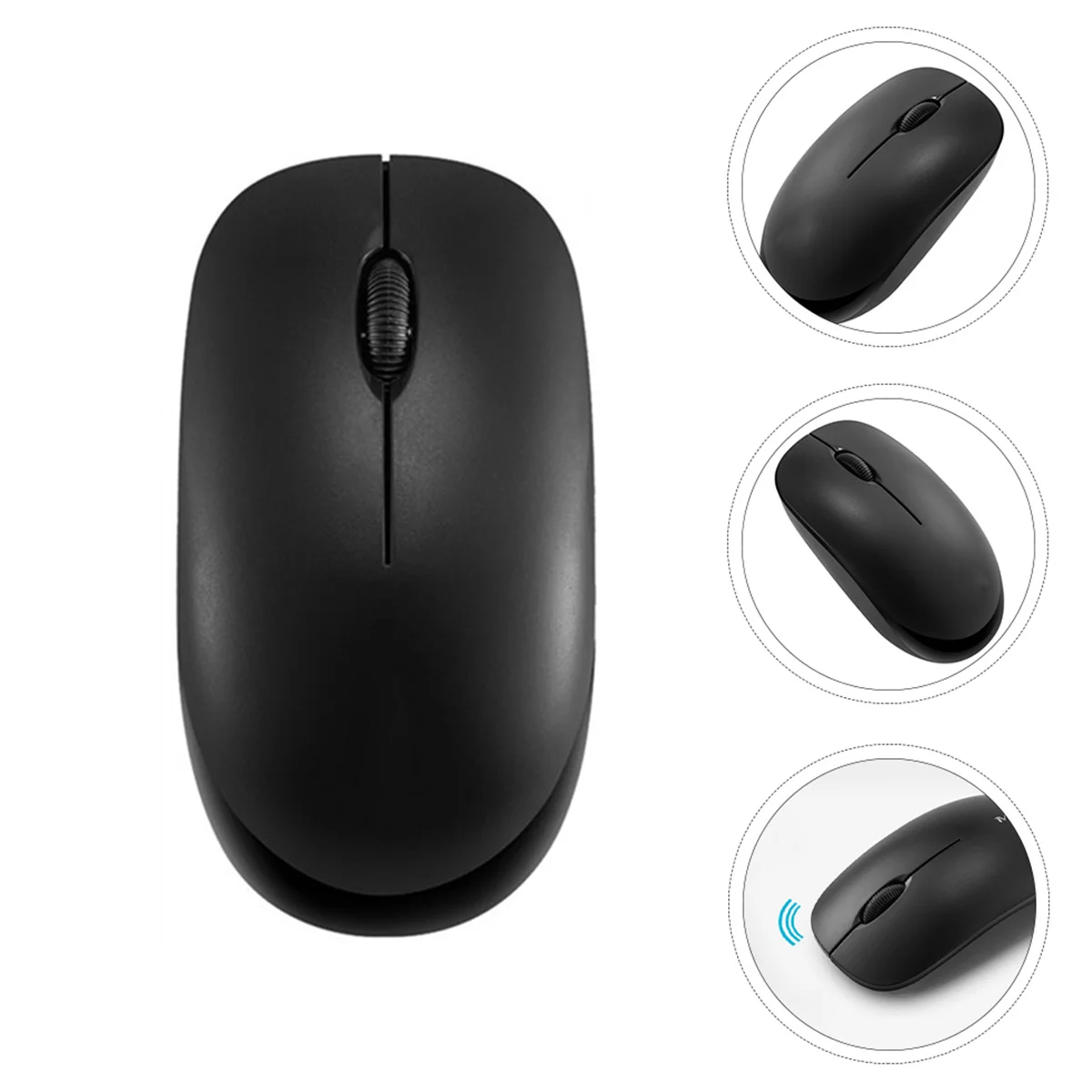 

Беспроводная мышь 2,4 ГГц, оптический датчик, бесшумный щелчок для ноутбука, настольного компьютера, работы, офиса, дома, игры, совместимые