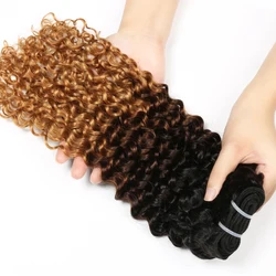 1B427 Braiding Hair Human Bulk Hair Deep Wave Bulk Human Braiding Hair for Braids Hair No Weft Deep Wave Human Hair Extension