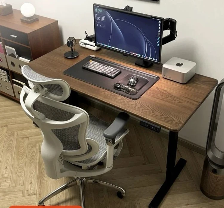 Budget Household Solid Wood Computer Desk, Environmental Electric Height Adjustable E-sports Table Leg Assembly
