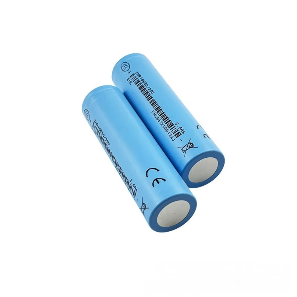 New 2025 18650 Lithium Battery 3500mAh 3.7V 10A INR18650 Real Capacity 3500mAh High Power Flashlight 18650 Rechargeable Batterie