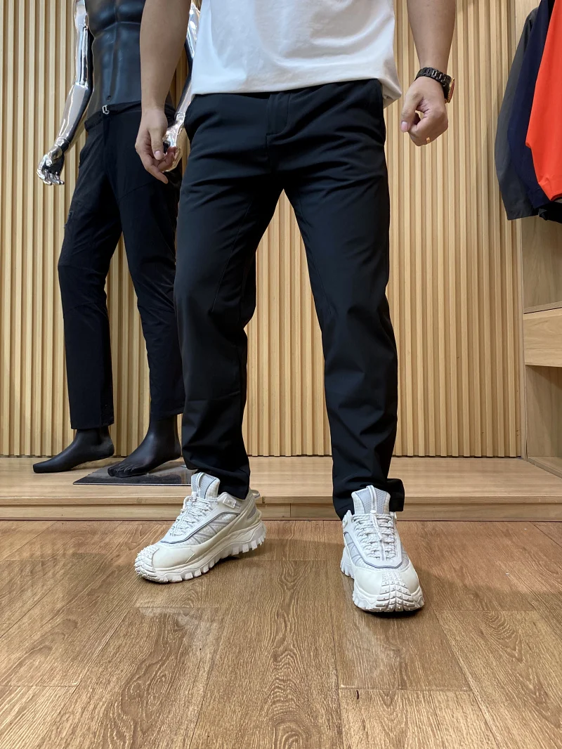 Men's Outdoor Casual Fce Lined Soft ell Pants Cone Tailoring Commute Faionable Windproof Warm Autumn Winter Long Trousers