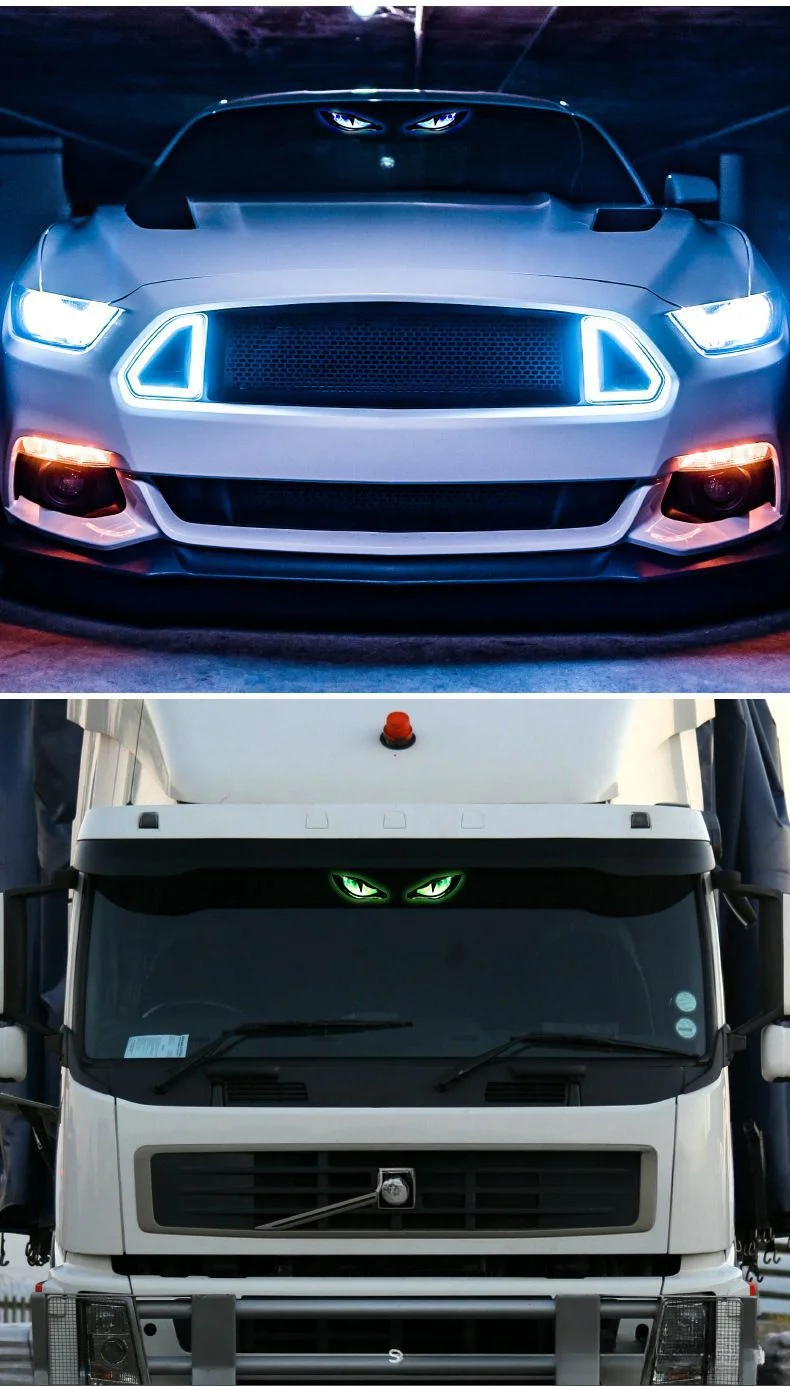 Wireless Car Window Triangle LED Light Solar Powered Ambient Decor Lamp with USB Recharge Function and Compatibility