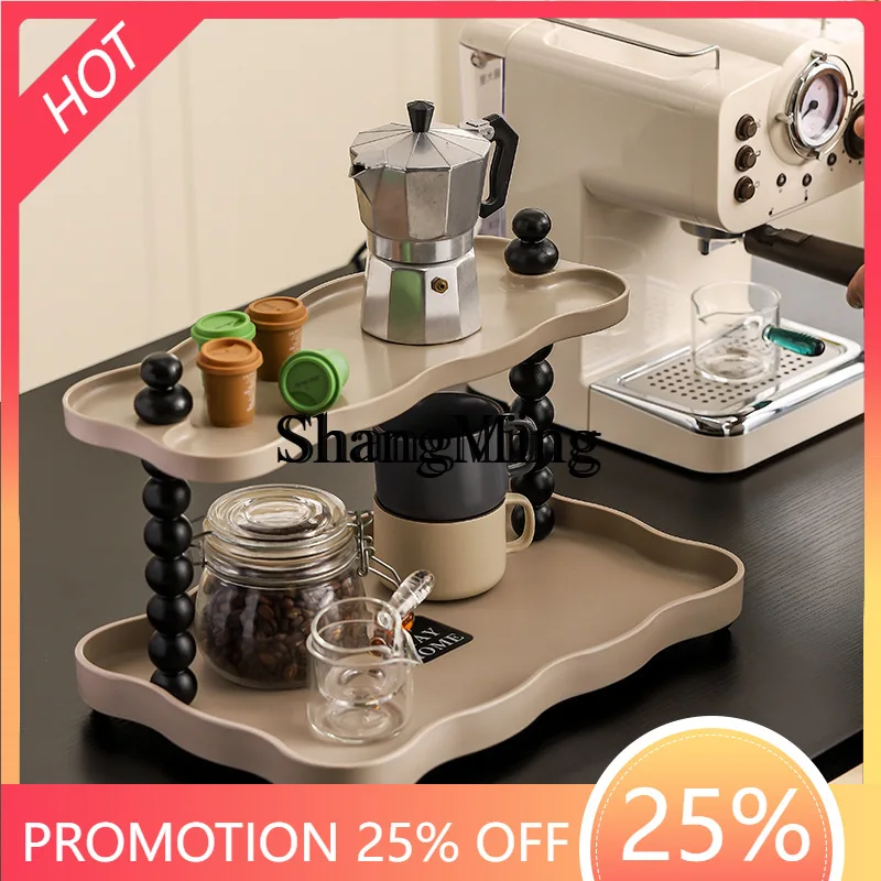 

FG desktop rack retro living room bathroom rack bedroom skin care product storage rack