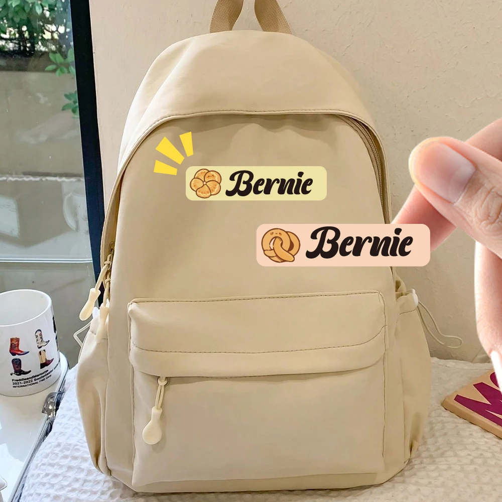 Custom Cartoon Name Sticker,Transparent Waterproof Stickers for Kids,diy Name Labels for School Bag Bottles Pen Box Mug Uniform