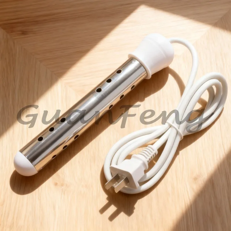 2000W Stainless Steel Heating Rod, Portable Immersion Water Heater, Water Storage Type Electric Hot Water Stick for Home