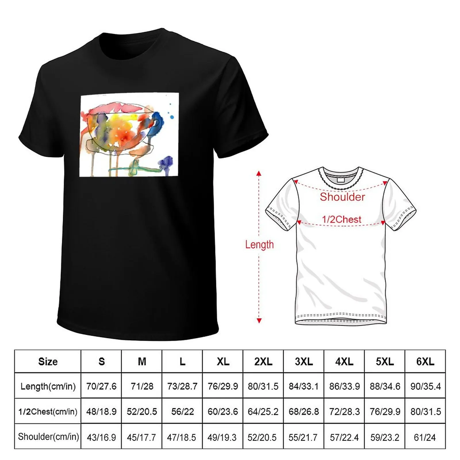 A Teacup Drawing Through the Eyes of Rita T-Shirt Heavy Duty Casual Work Tee