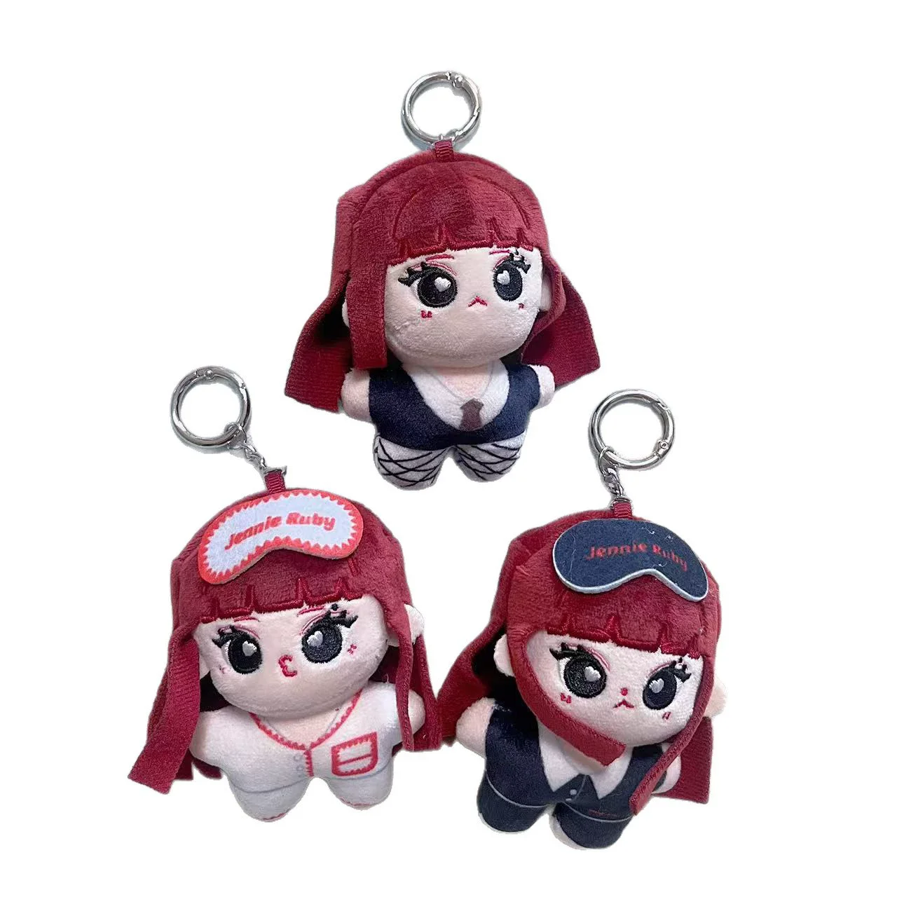 Koreanische Baumwollpuppe K-Pop Idol Plüsch 10cm Mini Stofftier Mädchen Geburtstagsgeschenk Weicher Taschenanhänger Schlüsselanhänger Sammlung Auf Lager