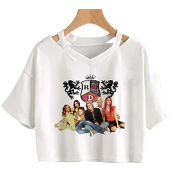 Rbd top women funny Y2K streetwear tshirt girl anime comic clothing