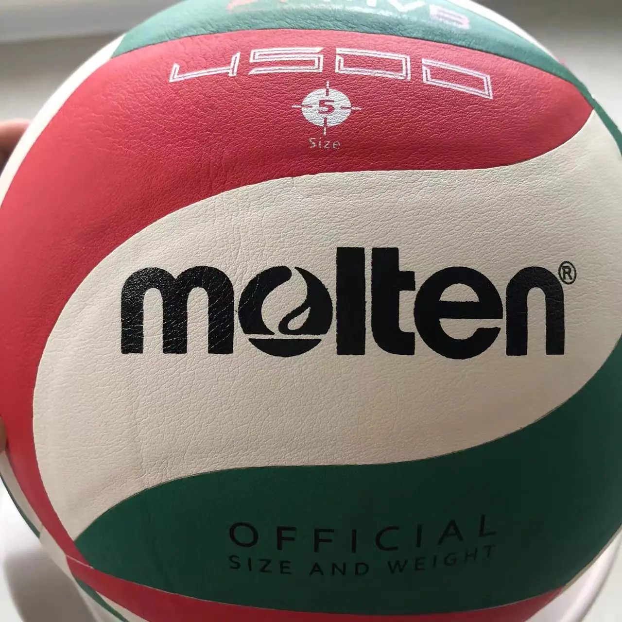 V5M4500 FMVB MOLTEN FLISTATEC Volleyball Size 5 Volleyball PU Ball for Students Adult and Teenager Competition Training Outdoor