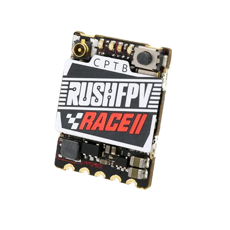 

2026 NEW RushFPV Race2 5.8GHz FPV VTX 48CH Video Transmitter 5V TBS SmartAudio 2.1 SMA for FPV Racing Drone