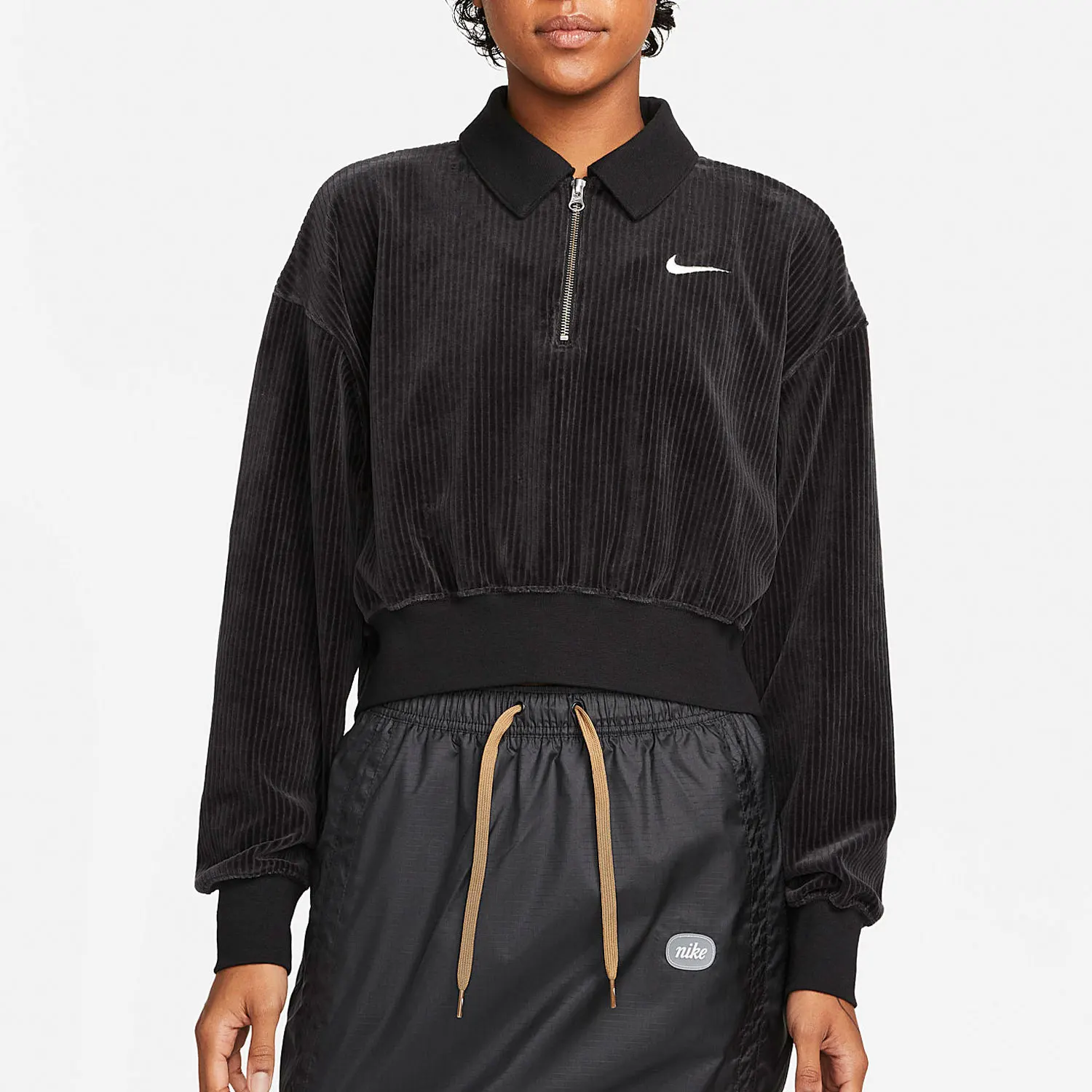 

Оригинальная женская толстовка Nike с полумолнией и капюшоном DQ5939-010