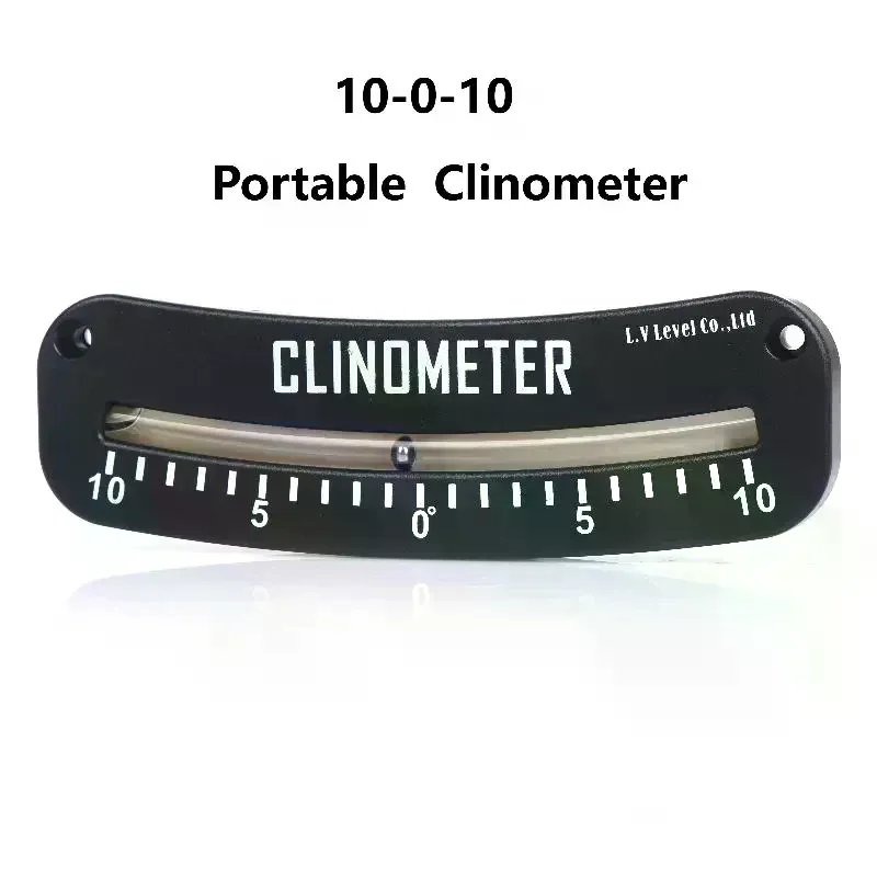 0‑10° Heel Angle Clinometer Portable Marine Trail Inclinometer For Boats Measuring Instrument Small RV Level Slope Indicator