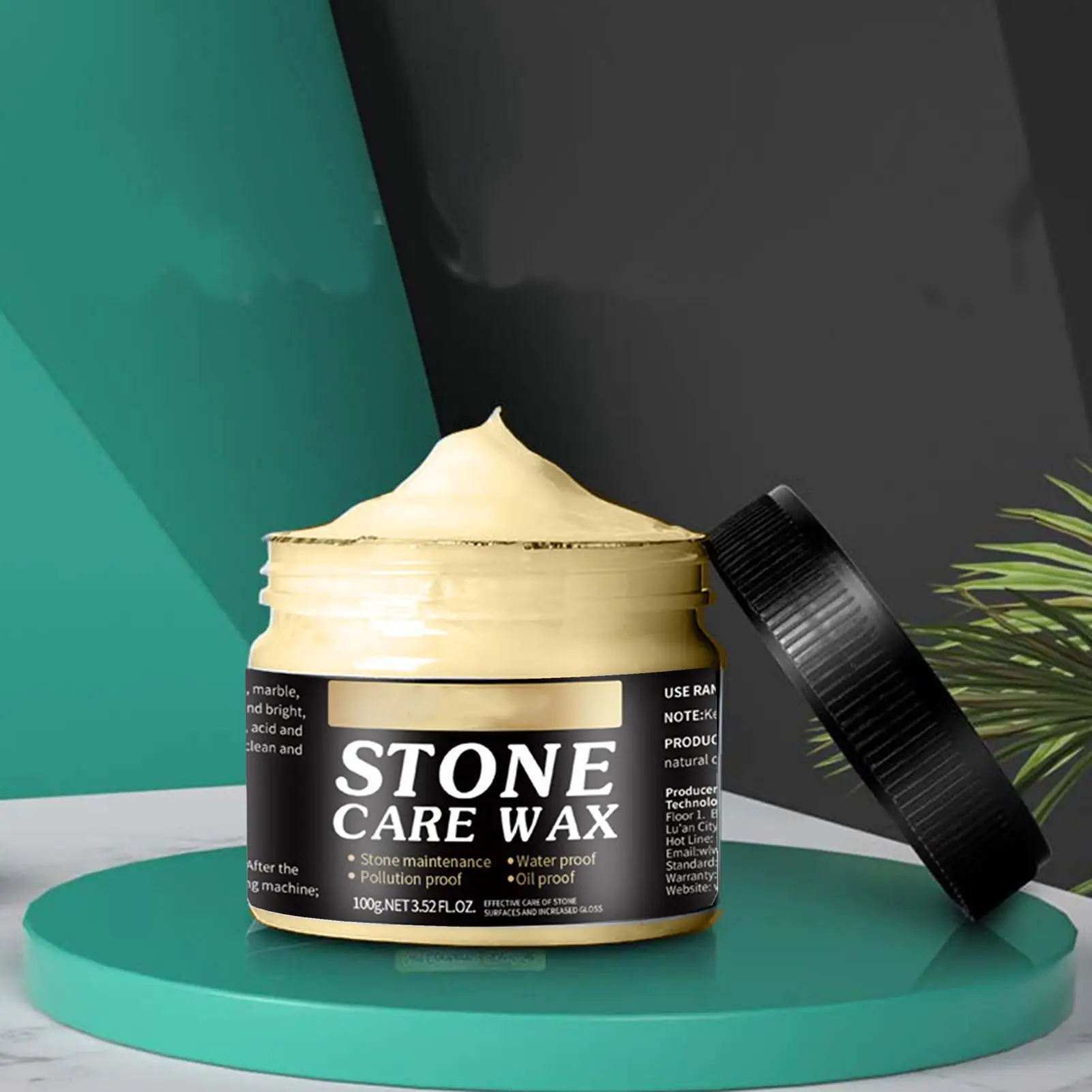 Marble Buffing Paste Nourishing Maintenance Wax Shine Restorer Stain Remover Marble Granite Stone Care Paste Maintenance Wax