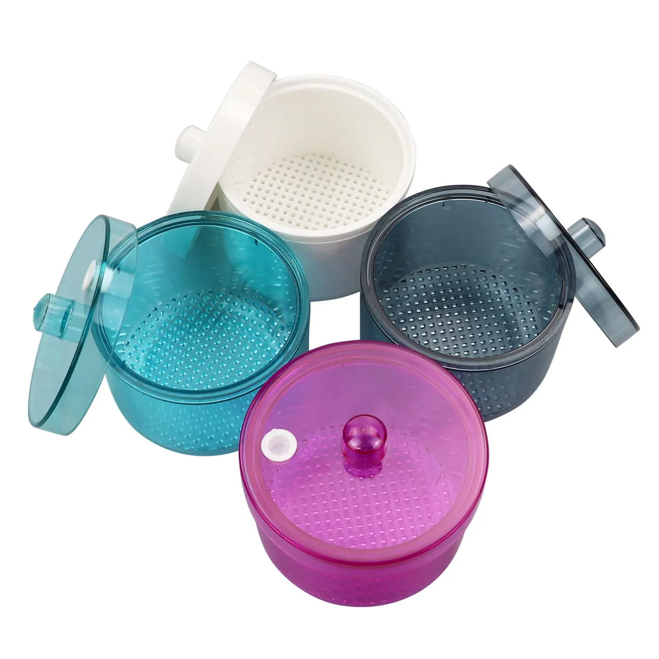 1PC Dental Disinfection Box Burs Block Drills Sterilization Box Heat-Resistant Net Basket Clean Immersion Case Dental Tools