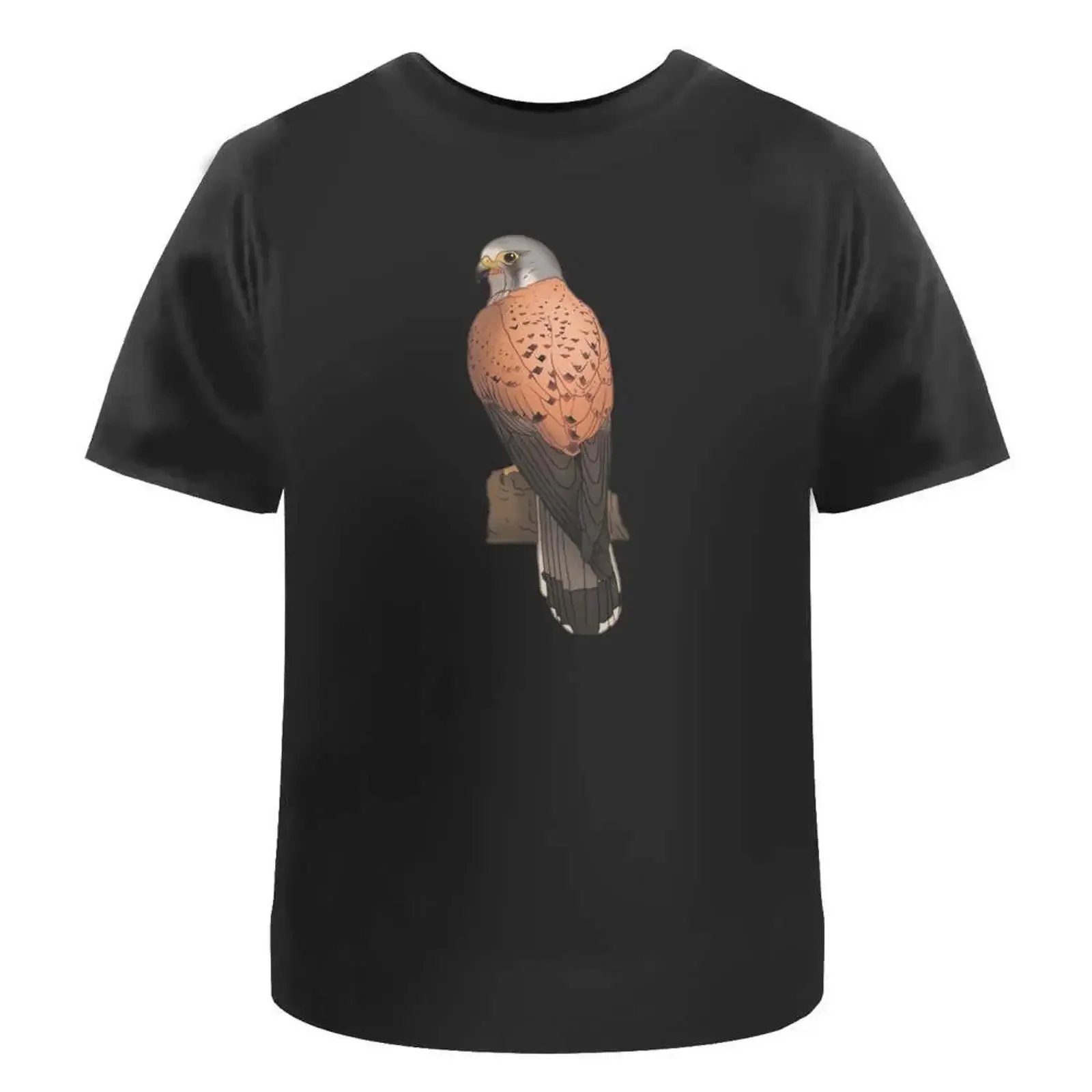 'Perched Kestrel' T Shirt 100 Cotton S XXL TA050604 vintage Washed streetwear fashion Soft Comfortable Stylish designer clothes