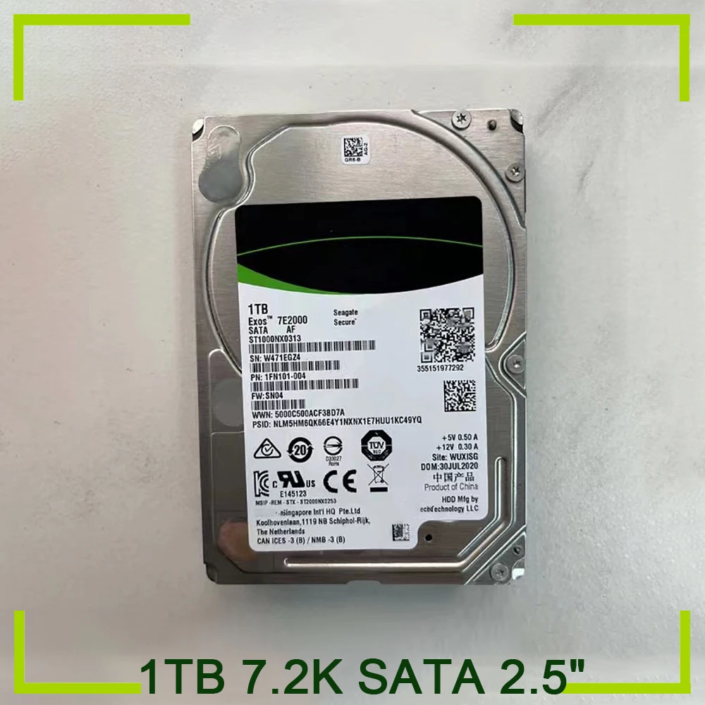 Server Hard Disk 1TB 7.2K SATA 2.5