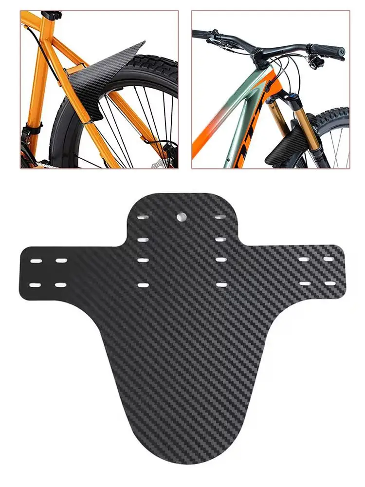 AliExpress Carbon Fiber Bicycle Front Rear For MTB Road Bike - Tire Wings Mud Guard Bike Parts For Bicycle Tire Wheel