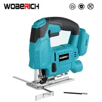 Cordless Jigsaw Electric Jig Saw 65mm 2800RPM Portable Woodworking Power Tool Adjustable Woodworking for Makita 18-21V Battery