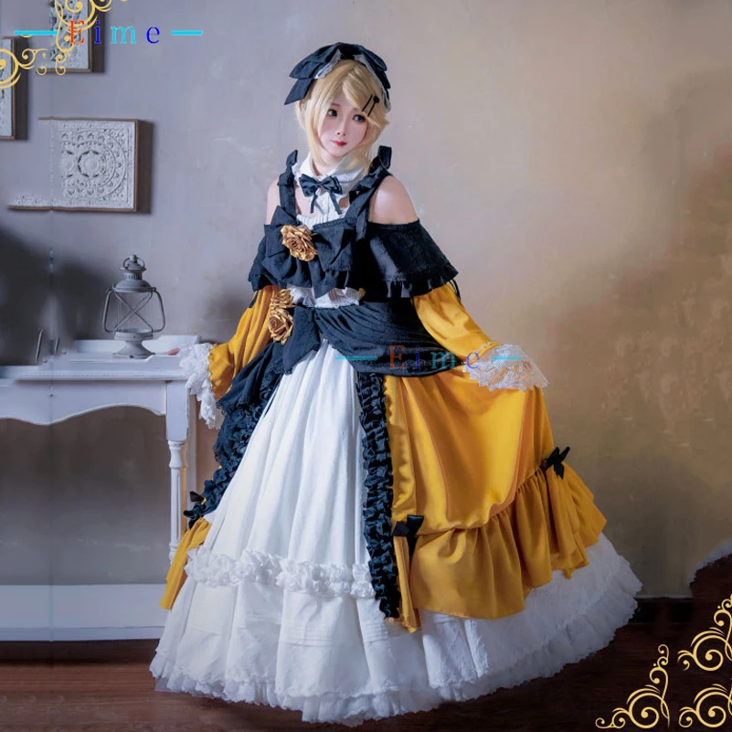 

15th Anniversary Rin Cosplay Costume Women Cute Gothic Lolita Dress Halloween Outfits Anime Clothing Custom Made