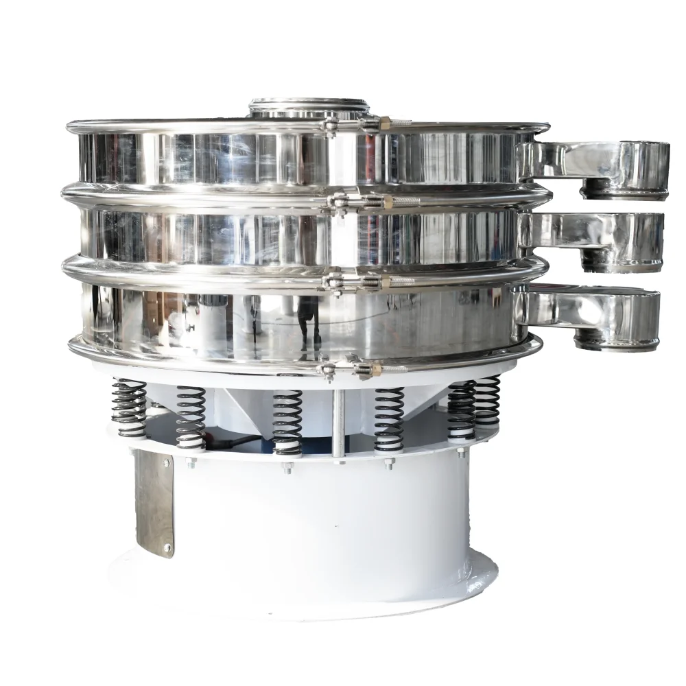 High Efficiency Stainless Steel 304 Rotary Vibrating Screen Vertical Vibrating Motor High Precision Sieving for Farm Ore Powder