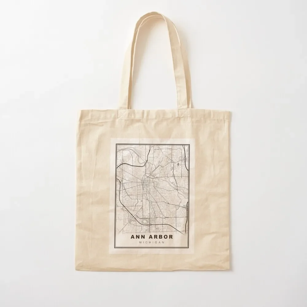 

Ann Arbor Map Tote Bag free delivery bags Handbags shopping bag logo supermarket folding bag