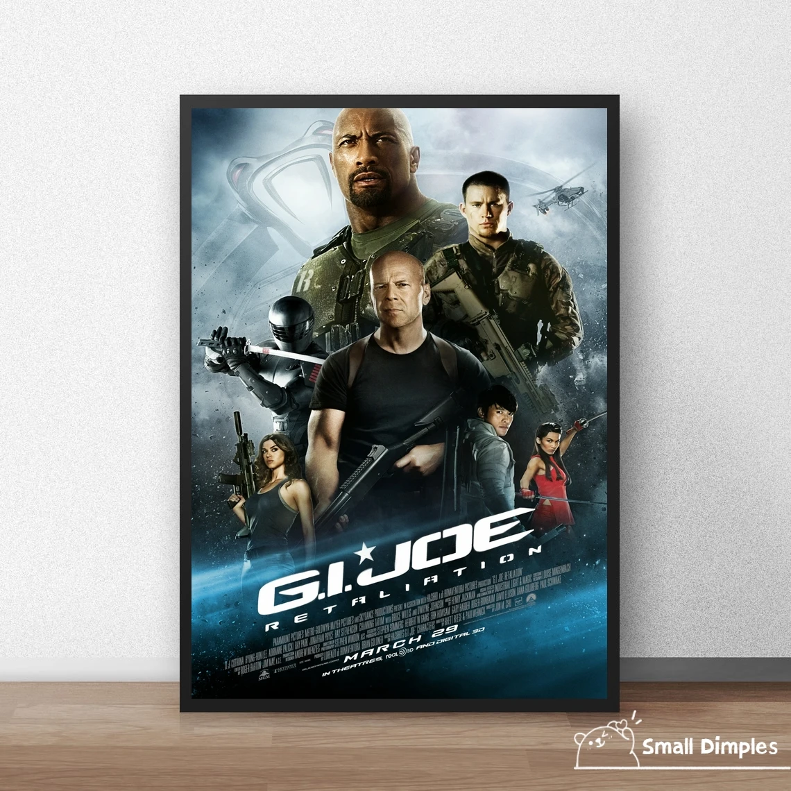 G.I. Joe Retaliation Classic Poster Canvas Art Print Home Decoration Wall Painting ( No Frame )