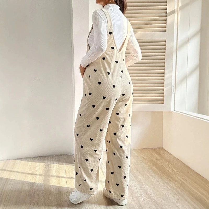 European and American Maternity Clothing Autumn and Winter New Jumpsuit With Adjustable Waist and Casual Maternity Overalls