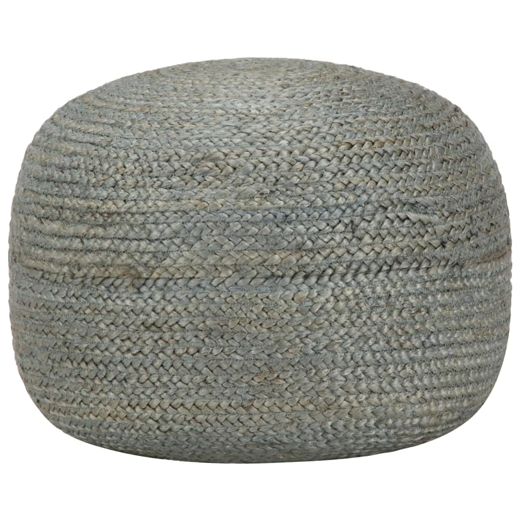 SUNG-LL handmade Pouf olive green 45x30 cm Jute