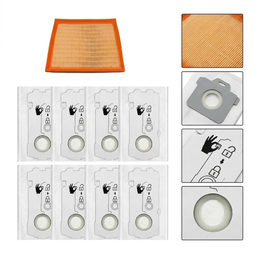 1/8/9/15PCS Vacuum Cleaner Dust Bags For Ct For Mini For Midi Non-woven Fabric Dust Collection Bag Accessories Home Tool