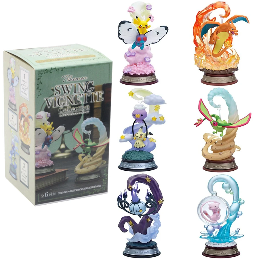 Poke Forest Figuur Vol.3 Gengar Mew Ditto Cubone Vol.7 Weerboom Latias Gengar Paras Blind Box Speelgoed