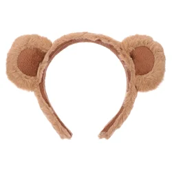 Alvin And The Chipmunks Costume Bear Headband Women'S Formal Dresses Hair Decor Ear Hair Hoops Cute Plush Hair Accessories