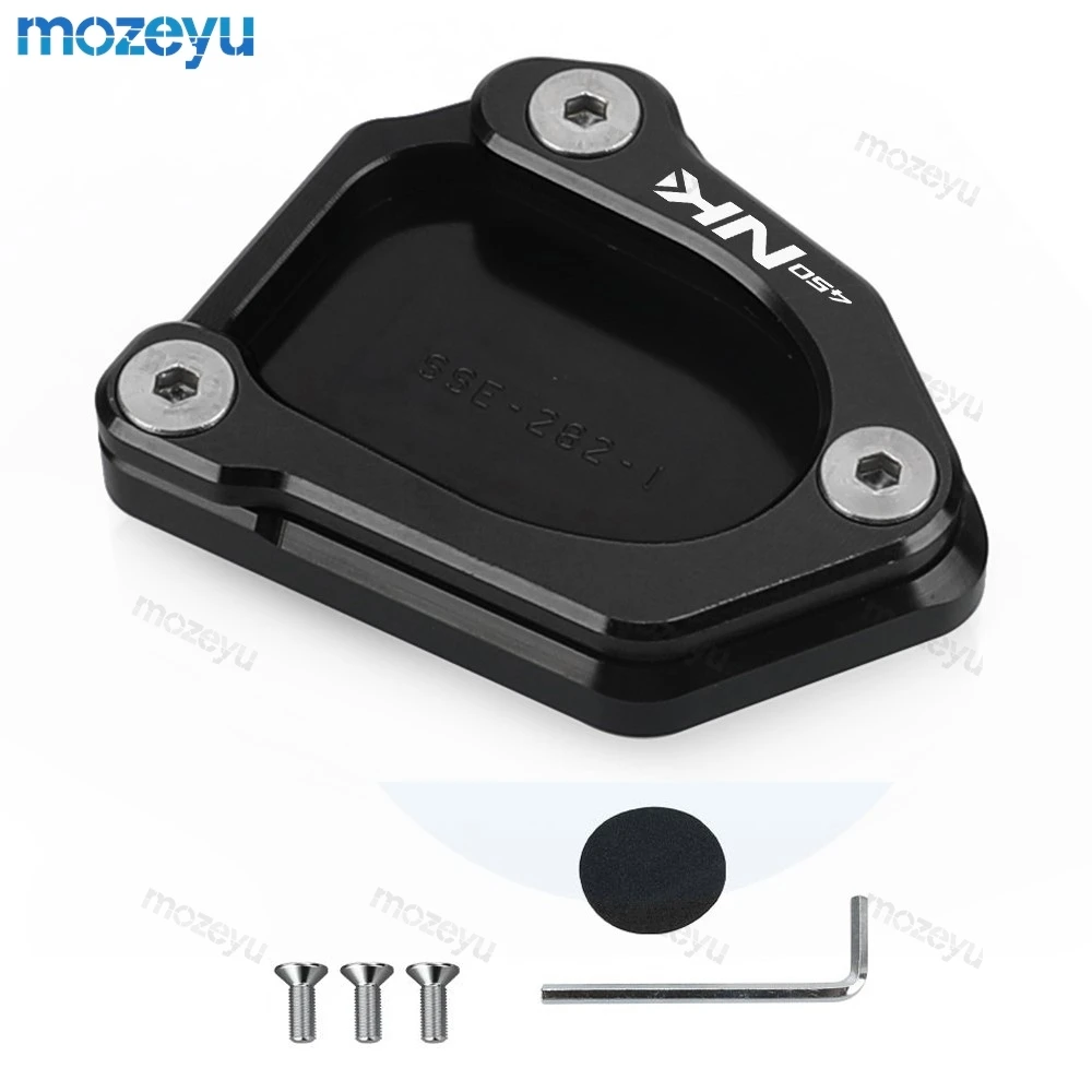 For CFMOTO CF MOTO 450NK 450 NK nk 2023 2024 2025 2026 Motorcycle Kickstand Foot Side Stand Extension Pad Support Plate Enlarger