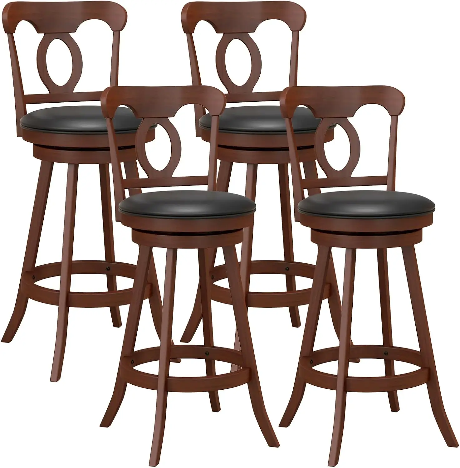 Giantex Swivel Bar Stools Set Of 4, 30