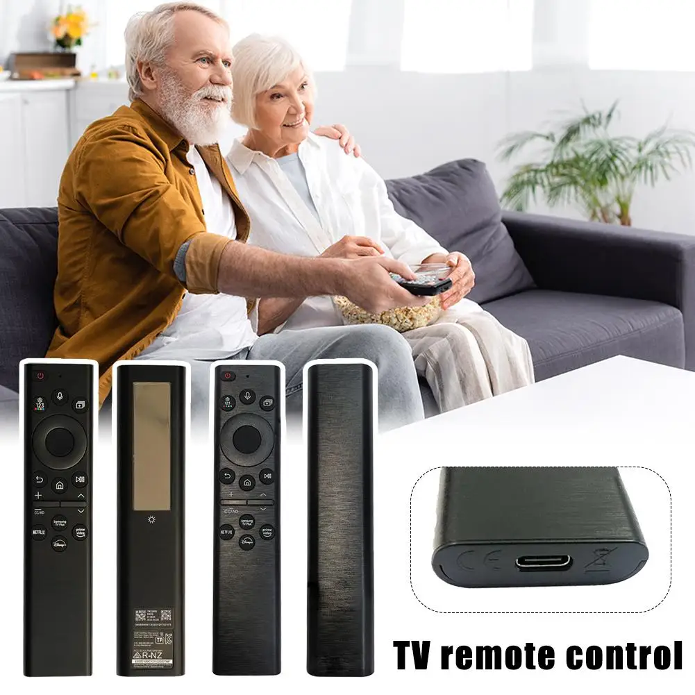 Voice Control Replacement Remote for Samsung Smart TV Remote Control Bn59-01385a Low-Light Charging Replacement Voice Accessorie