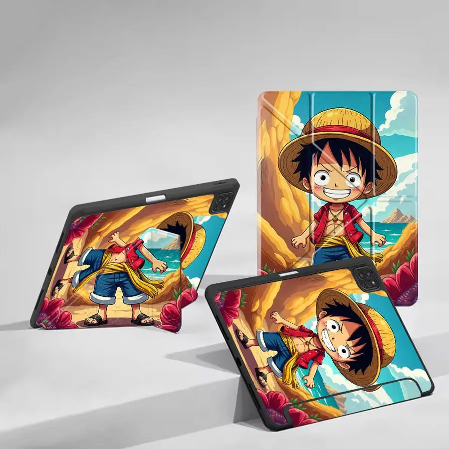 Holder Cover Tablet Case For iPad Pro 2025 Pro 11 10 9 8 7 th 12.9inch Mini 6 7 Air 4 5 M3 M2 M4 11inch One Piece