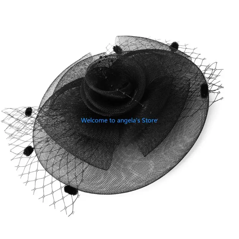 

X4YC Lightweight Veil Headpiece Easy Carry Elegant Headdress Evening Outings Event