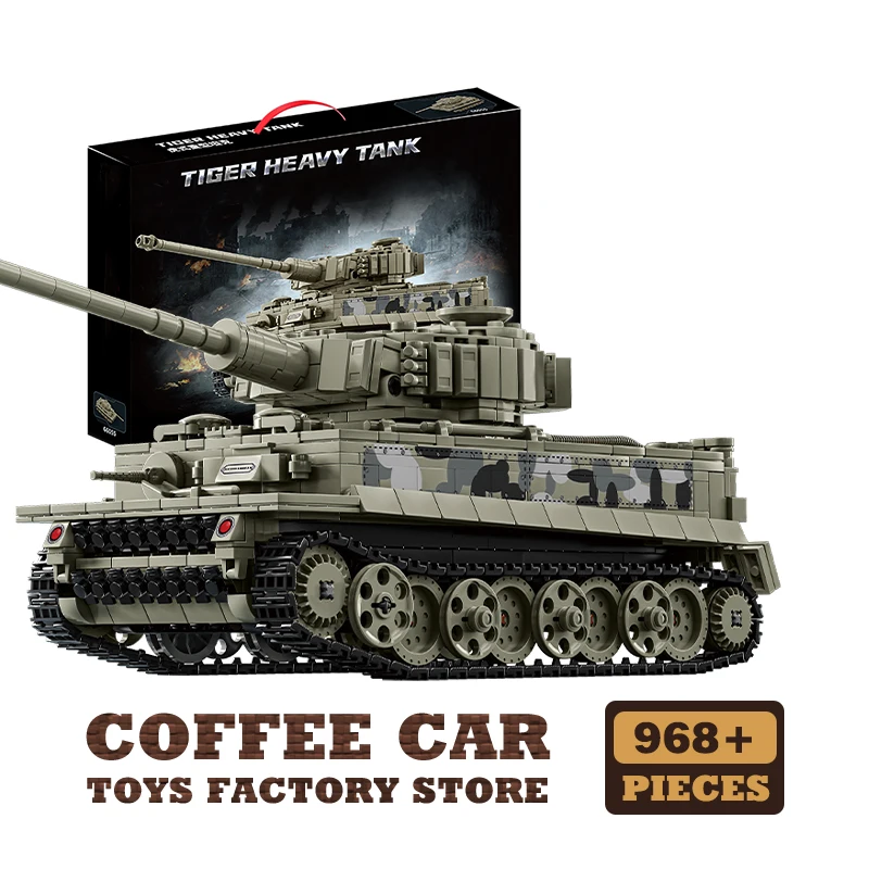 NONE WW2 Military Classic Tank Bausteine Set NEUE Armee Gepanzerte Auto Modell Krieg Waffe Panzer MOC Ziegel Spielzeug Erwachsene Kinder Jungen Geschenke 5