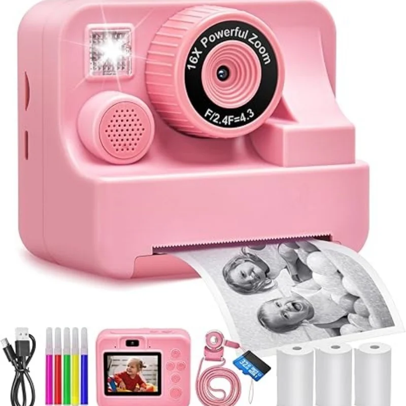 Instant Print Camera for Kids, 2.4