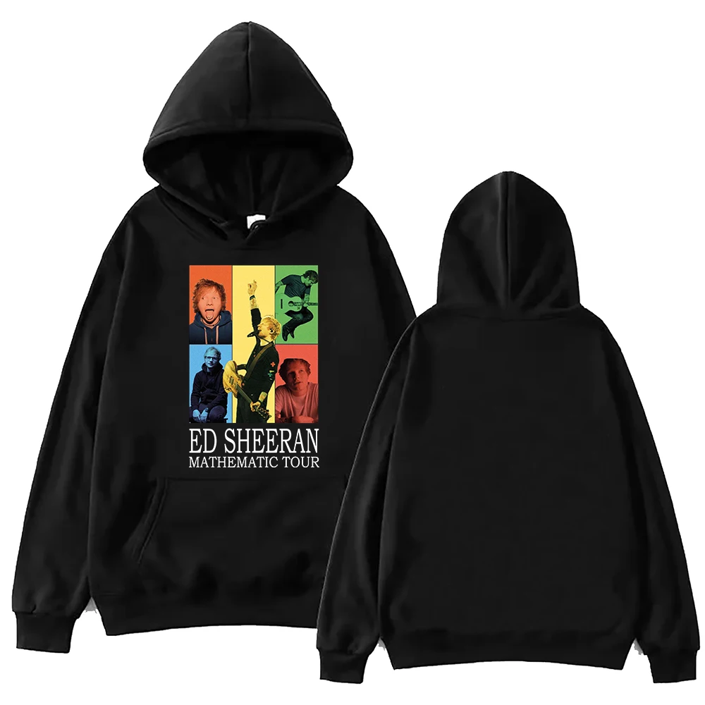 Ed Sheeran Mathematic Tour Hoodie Harajuku Pullover Tops Sweatshirt Fans Gift