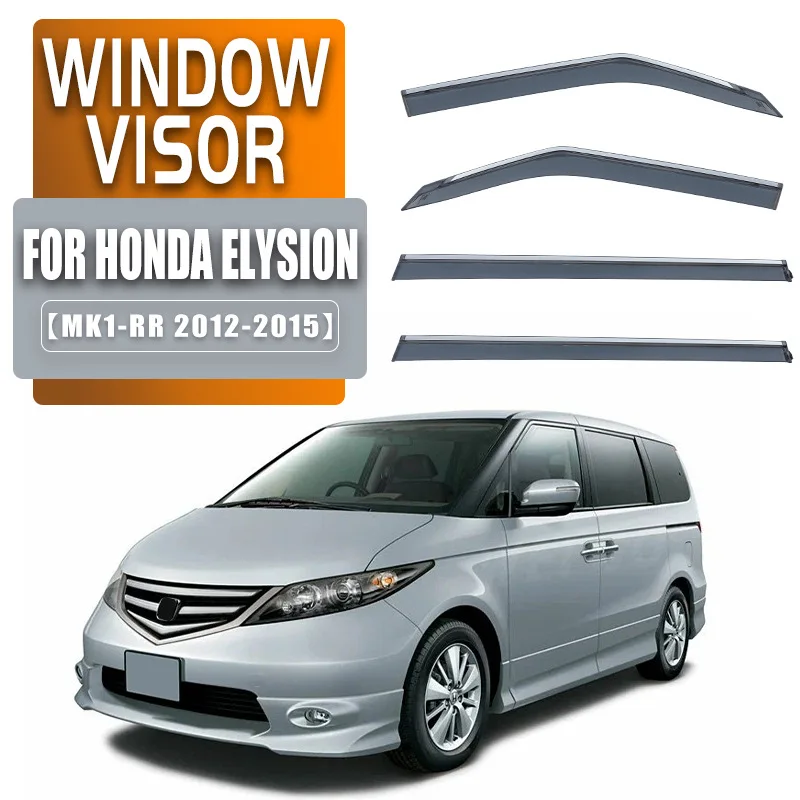 Car Window Visor Rain Guard Sun Shade Deflector Suitable for Honda ELYSION Side Window Deflector Vent Visor