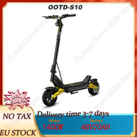 OOTD S10 Electric Scooter 1400W Motor 48V 20AH Battery City Off-Road Electric Scooter Adult 10-inch Tires Foldable E-Scooters