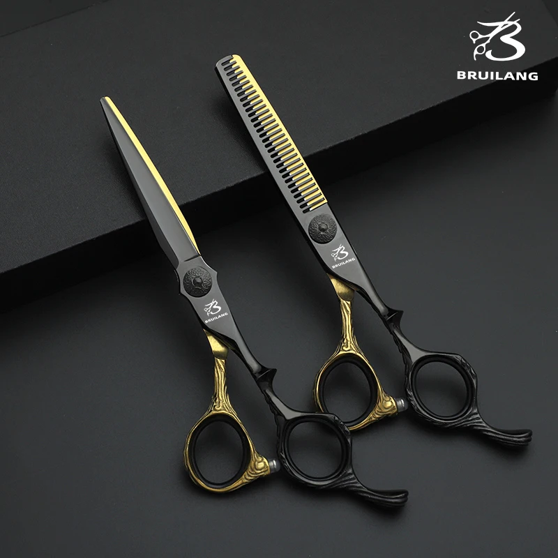 Hairdressing scissors 6.0/7.0 inch Hair cutting machine 440C steel High grade scissors Professional Hair Salon