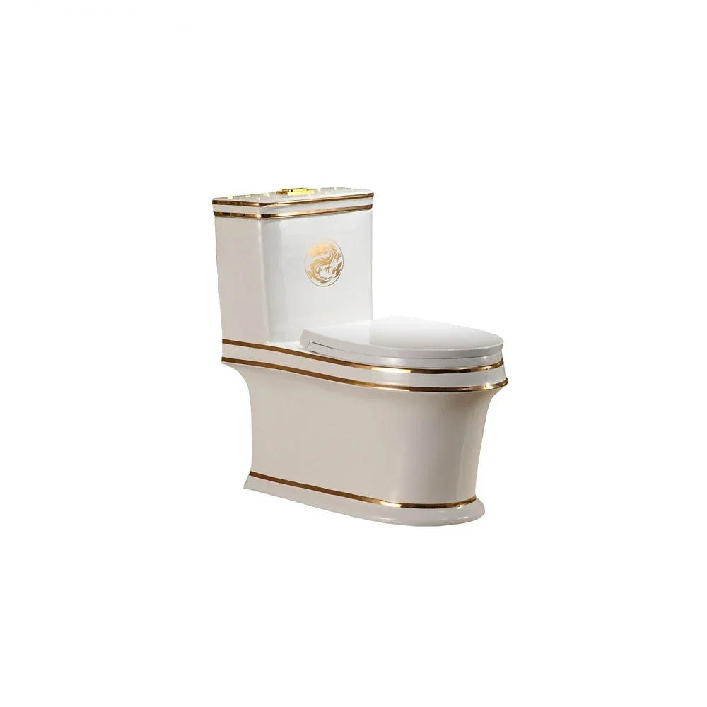 New Arrival Fancy Floor Mounted One Piece Toilet Commode