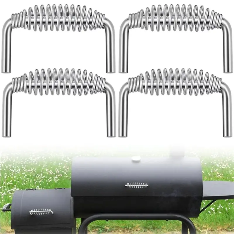 RABIT AS59For BBQ Pits Trailers, Wood Stove, Smoker- 4-Pack Spring Handle With 1/2