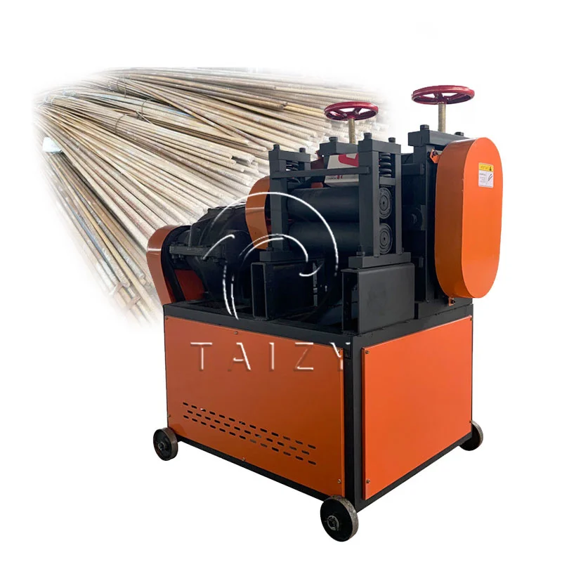 CE Certification Waste Scrap Rebar Straightener Automatic 6-25MM Steel Bar Iron Rod Deformed Machine