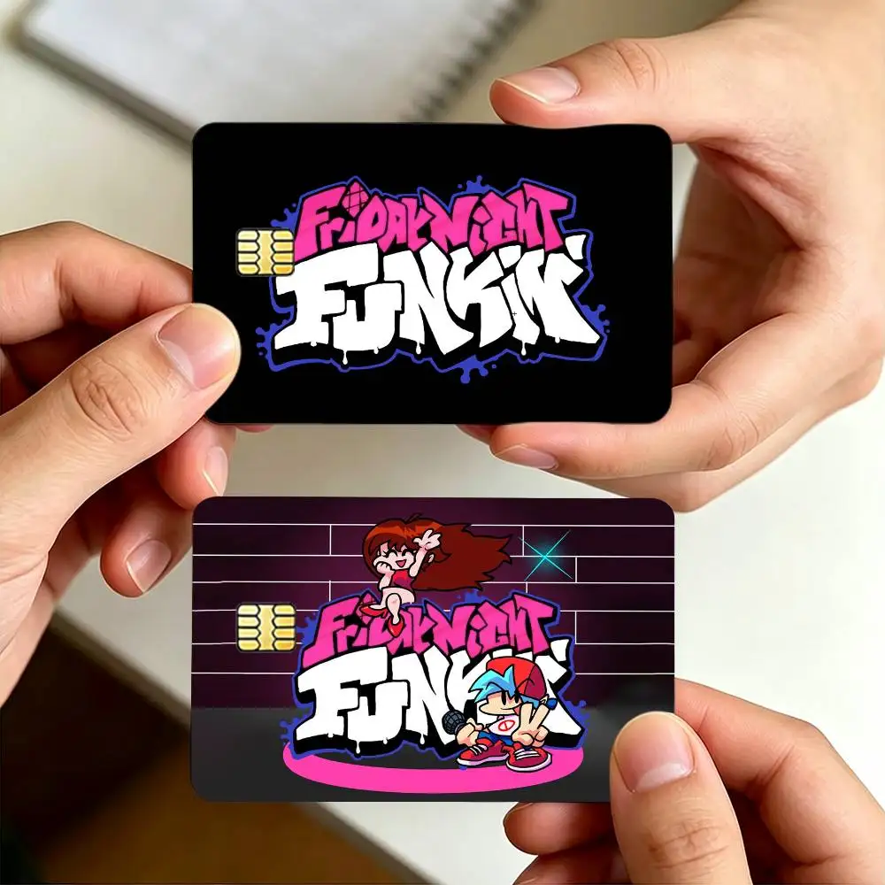 Game F-Friday N-Night F-Funkin Sticker Decoration Creative Bank Card Bus Metro Waterproof Sticker