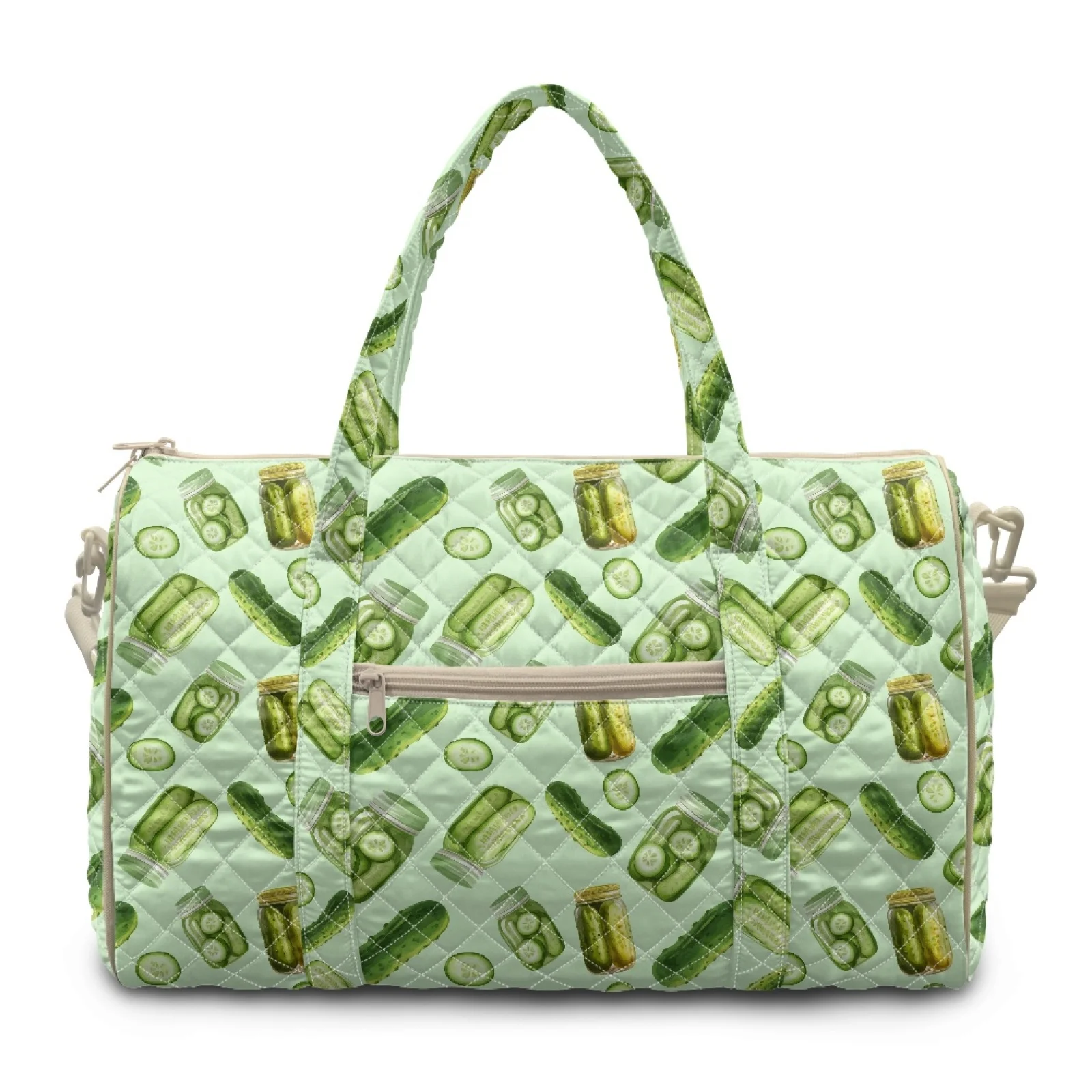 Coloranimal Cucumber 2026 New Gym Duffle Bag for Womens Large Capacity Gym Yoga Bag