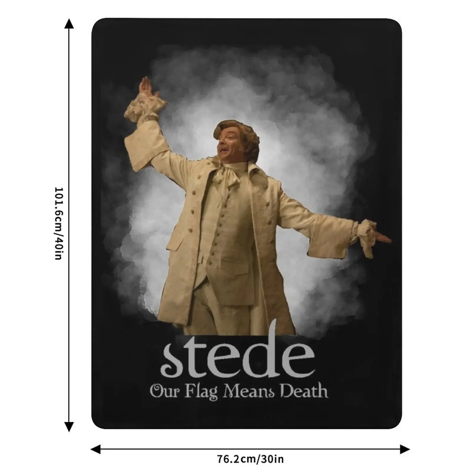 Team Stede (Blackbeard OFMD) Throw Blanket Heavy Summer Beddings Furry Camping for winter Luxury Thicken Blankets