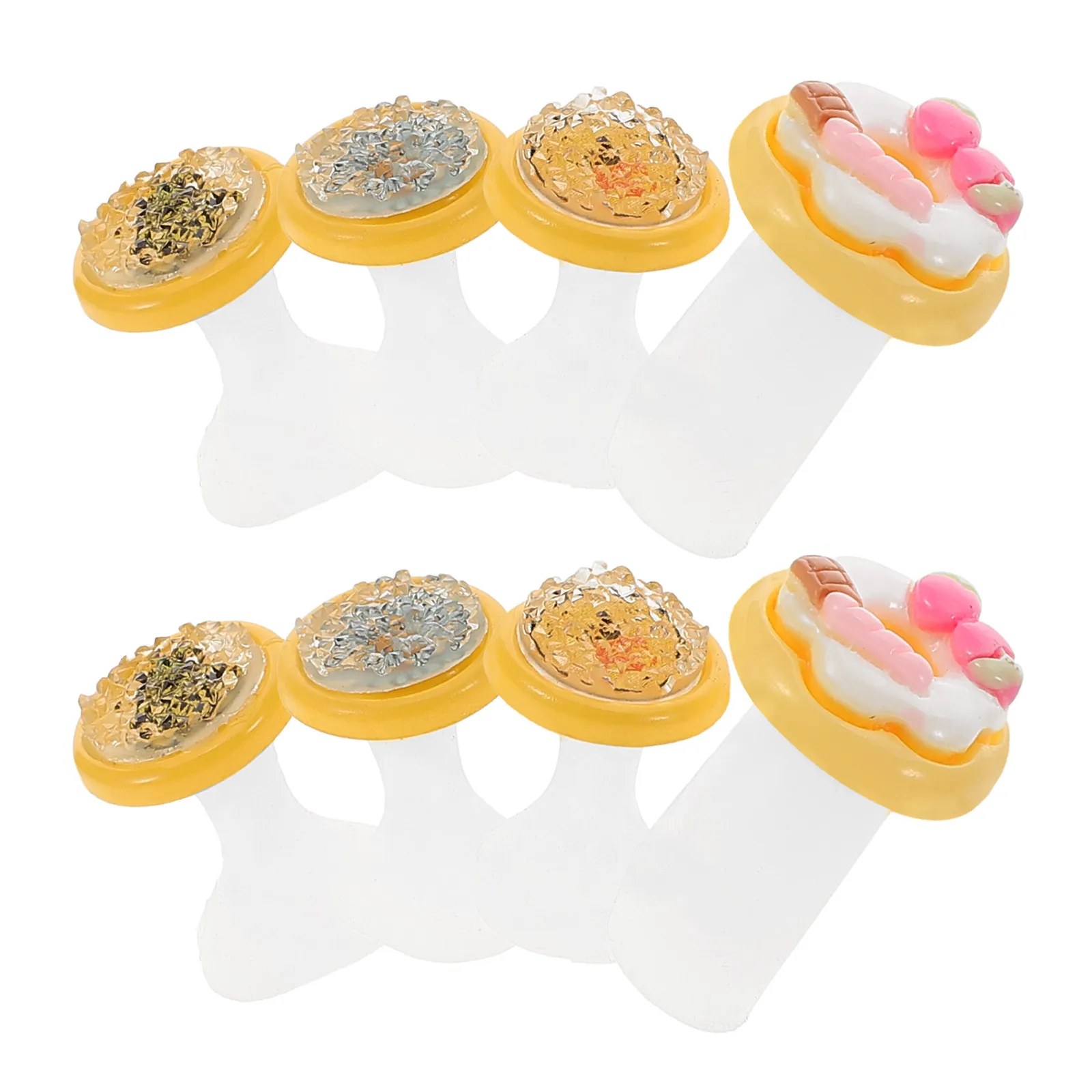 Silicone Toe Spacers Doughnut Design Pedicure Separators Nail Polish Tools for Foot Care Relaxation Foam Toe Spacers